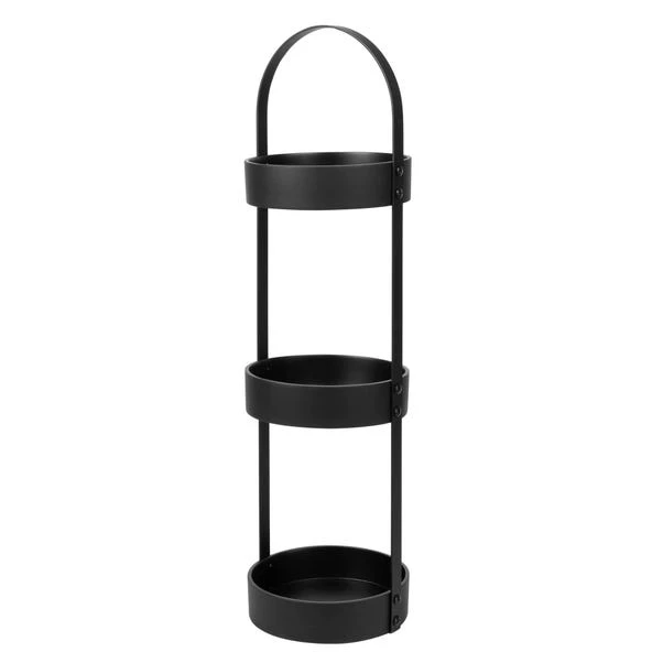 Elements Matt Black 3 Tier Caddy 4 Elements Matt Black 3 Tier Caddy - Image 2