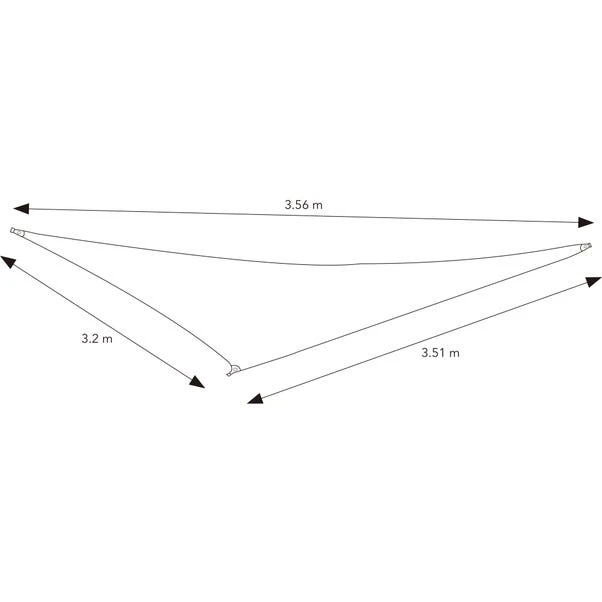 Elements Grey Sail Parasol 3 Elements Grey Sail Parasol - Image 2