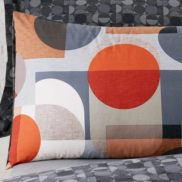 Elements Oscar Reversible Orange Duvet Cover And Pillowcase Set 14 Elements Oscar Reversible Orange Duvet Cover And Pillowcase Set - Image 12