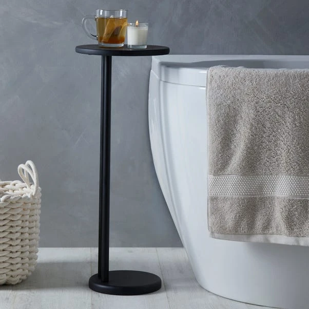 Elements Matt Black Bath Side Table 3 Elements Matt Black Bath Side Table