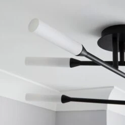 Elements Fontain 6 Light Semi Flush Ceiling Light 11 Elements Fontain 6 Light Semi Flush Ceiling Light -Elements 30752916 alt02