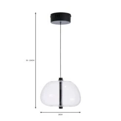 Elements Bjork Integrated LED Pendant Light 15 Elements Bjork Integrated LED Pendant Light -Elements 30753355 alt07