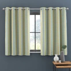 Elements Kansas Stripe Eyelet Curtains 32 Elements Kansas Stripe Eyelet Curtains -Elements 30755098 alt05