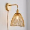 Elements Jaula Rattan Plug In Wall Light 1 Elements Jaula Rattan Plug In Wall Light -Elements 30755627