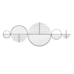 Elements Mirrored Round Indoor Outdoor Wall Art Mirror -Elements 30765569 alt02