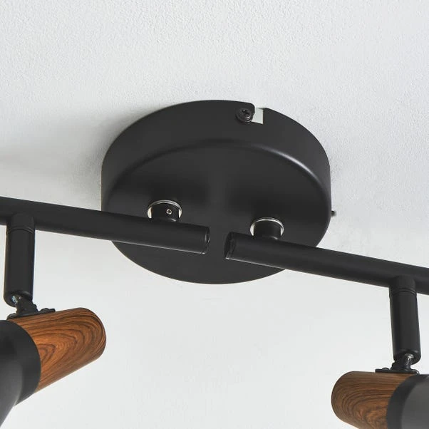 Elements Wolston 4 Light Semi Flush Spotlight Bar 18 Elements Wolston 4 Light Semi Flush Spotlight Bar - Image 16