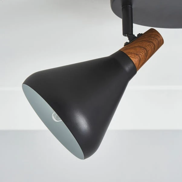 Elements Wolston 3 Light Semi Flush Spotlight 14 Elements Wolston 3 Light Semi Flush Spotlight - Image 13