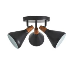 Elements Wolston 3 Light Semi Flush Spotlight 32 Elements Wolston 3 Light Semi Flush Spotlight -Elements 30766161 alt05