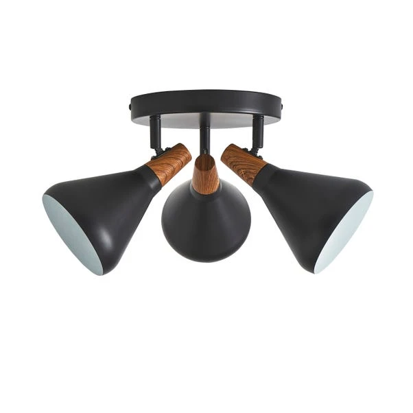 Elements Wolston 3 Light Semi Flush Spotlight 16 Elements Wolston 3 Light Semi Flush Spotlight - Image 15