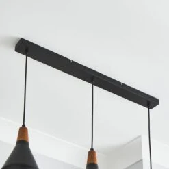 Elements Wolston 3 Light Diner Ceiling Light 24 Elements Wolston 3 Light Diner Ceiling Light -Elements 30766166 alt03