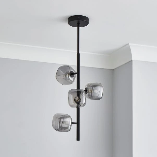 Elements Tollose 4 Light Semi Flush Ceiling Light 4 Elements Tollose 4 Light Semi Flush Ceiling Light - Image 2