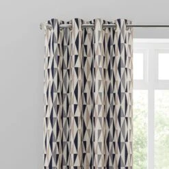 Elements Triangles Thermal Eyelet Door Curtain 31 Elements Triangles Thermal Eyelet Door Curtain -Elements 30780897 alt01