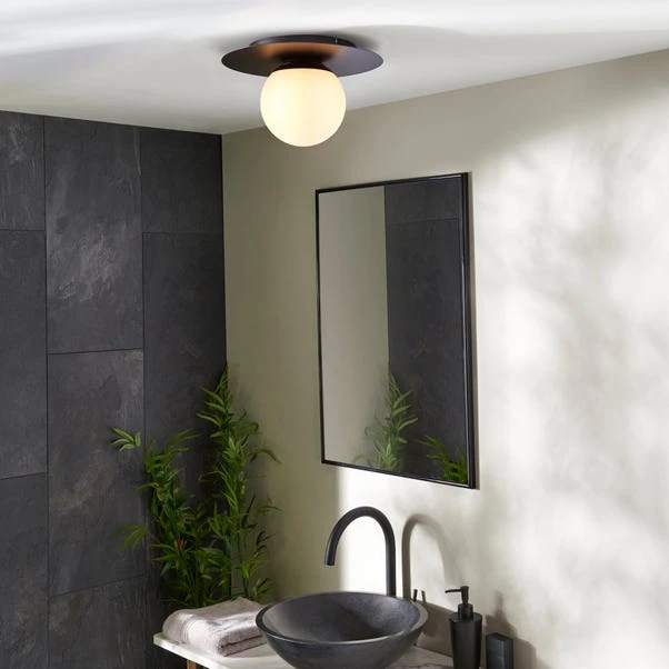 Elements Tela Bathroom Flush Ceiling Light 13 Elements Tela Bathroom Flush Ceiling Light - Image 11