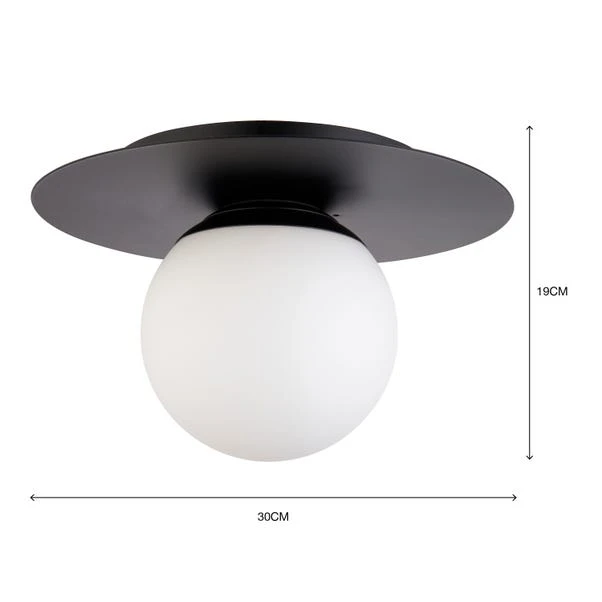 Elements Tela Bathroom Flush Ceiling Light 15 Elements Tela Bathroom Flush Ceiling Light - Image 13