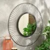 Elements Wire Round Indoor Outdoor Wall Mirror 1 Elements Wire Round Indoor Outdoor Wall Mirror -Elements 30798209