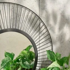 Elements Wire Round Indoor Outdoor Wall Mirror 9 Elements Wire Round Indoor Outdoor Wall Mirror -Elements 30798209 alt02