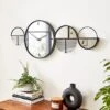 Elements Abstract Mirrored Wall Art Clock 2 Elements Abstract Mirrored Wall Art Clock -Elements 30828510