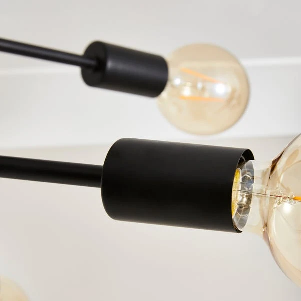 Elements Koppla 6 Light Semi Flush Ceiling Light 6 Elements Koppla 6 Light Semi Flush Ceiling Light - Image 4