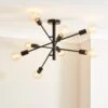 Elements Koppla 8 Light Semi Flush Ceiling Light 1 Elements Koppla 8 Light Semi Flush Ceiling Light -Elements 30832004