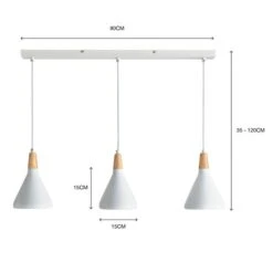 Elements Wolston 3 Light Diner Ceiling Light 20 Elements Wolston 3 Light Diner Ceiling Light -Elements 30856960 alt07