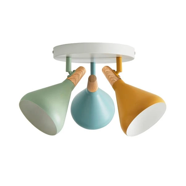 Elements Wolston 3 Light Semi Flush Spotlight 10 Elements Wolston 3 Light Semi Flush Spotlight - Image 9