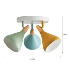 Elements Wolston 3 Light Semi Flush Spotlight 27 Elements Wolston 3 Light Semi Flush Spotlight -Elements 30856961 alt07