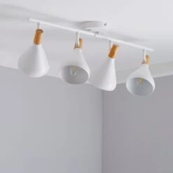 Elements Wolston 4 Light Semi Flush Spotlight Bar 28 Elements Wolston 4 Light Semi Flush Spotlight Bar -Elements 30856962 alt01