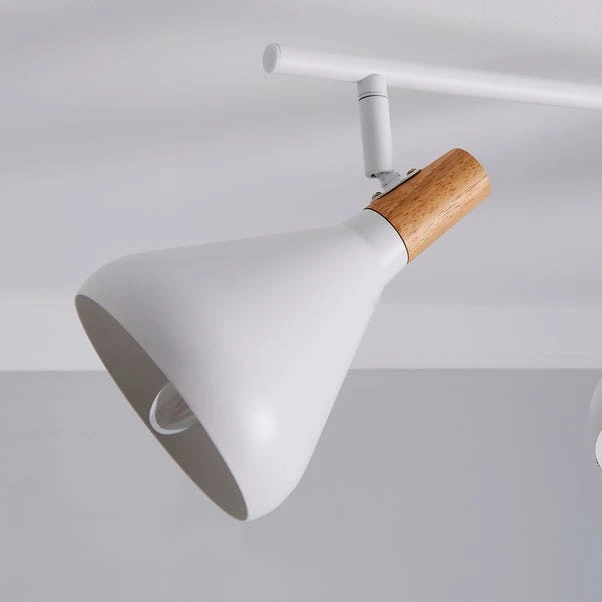 Elements Wolston 4 Light Semi Flush Spotlight Bar 11 Elements Wolston 4 Light Semi Flush Spotlight Bar - Image 9