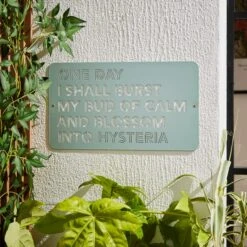 Elements Hysteria Metal Indoor Outdoor Wall Art