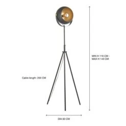 Elements Olympya Industrial Metal Adjustable Floor Lamp 12 Elements Olympya Industrial Metal Adjustable Floor Lamp -Elements 30869730 alt08