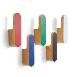 Elements Adam Wooden Block Wall Hanging Hooks 10 Elements Adam Wooden Block Wall Hanging Hooks -Elements 30891250 alt02