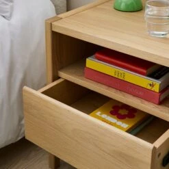 Elements Holmes Compact Bedside Table, Oak 11 Elements Holmes Compact Bedside Table, Oak -Elements 30893708 alt02