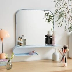Elements Squoval Wall Mirror With Curling Shelf 26 Elements Squoval Wall Mirror With Curling Shelf -Elements 30893750