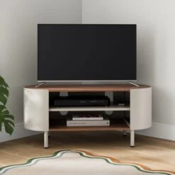 Elements Griffin Compact Corner TV Unit For TVs Up To 42"