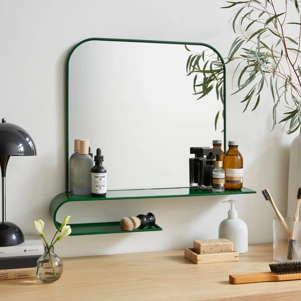 Elements Squoval Wall Mirror With Curling Shelf 15 Elements Squoval Wall Mirror With Curling Shelf - Image 13