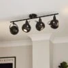 Elements Olympya 4 Light Adjustable Semi Flush Spotlight Bar 1 Elements Olympya 4 Light Adjustable Semi Flush Spotlight Bar -Elements 30894870