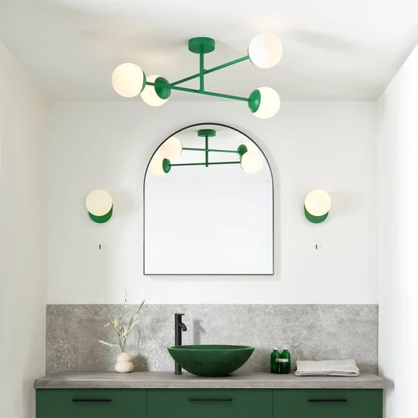 Elements Tela 4 Light Semi Flush Bathroom Ceiling Light 14 Elements Tela 4 Light Semi Flush Bathroom Ceiling Light - Image 12