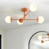 Elements Tela 4 Light Semi Flush Bathroom Ceiling Light -Elements 30894934