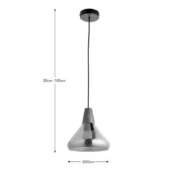 Elements Wolston Bathroom Adjustable Pendant Light -Elements 30894940 alt08