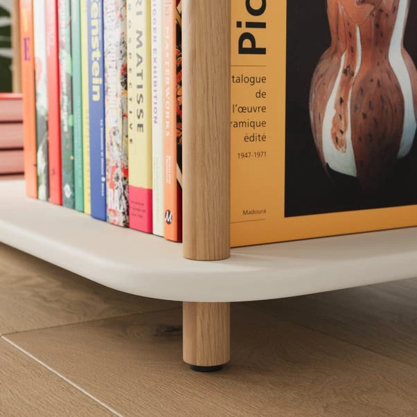 Elements Miller Low Bookcase, Stone 7 Elements Miller Low Bookcase, Stone - Image 5