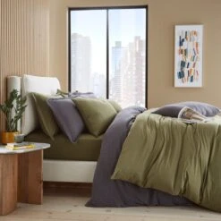 Elements Cotton Jersey Plain Standard Pillowcase​ Pair -Elements 30896583 alt03