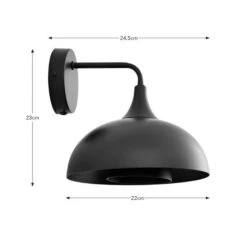 Elements Lennon 2 Tier Dome Plug In Wall Light 19 Elements Lennon 2 Tier Dome Plug In Wall Light -Elements 30898671 alt08