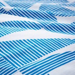 Elements Ezra Blue Cotton Duvet Cover And Pillowcase Set 41 Elements Ezra Blue Cotton Duvet Cover And Pillowcase Set -Elements 30902413 alt05