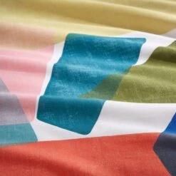 Elements Abstract Blocks Multicoloured Cotton Duvet Cover And Pillowcase Set 32 Elements Abstract Blocks Multicoloured Cotton Duvet Cover And Pillowcase Set -Elements 30902925 alt04