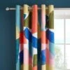 Elements Abstract Blocks Blackout Eyelet Curtains 1 Elements Abstract Blocks Blackout Eyelet Curtains -Elements 30903797