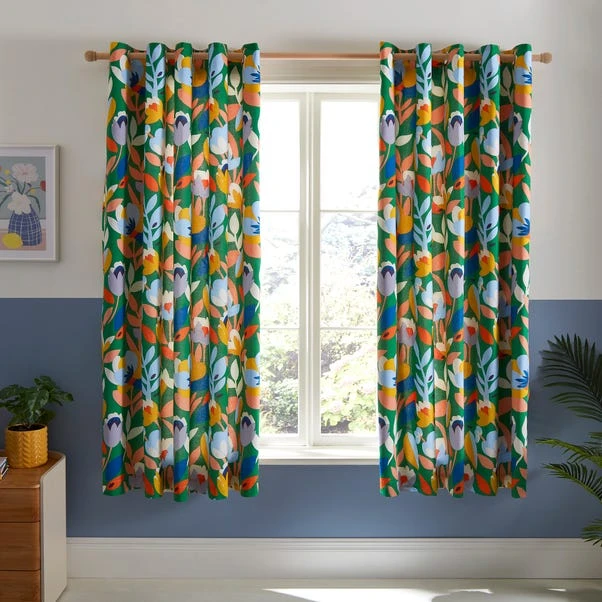 Elements Fieldsley Eyelet Curtains 6 Elements Fieldsley Eyelet Curtains - Image 4
