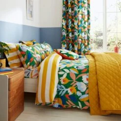 Elements Fieldsley Multicoloured Cotton Duvet Cover And Pillowcase Set 35 Elements Fieldsley Multicoloured Cotton Duvet Cover And Pillowcase Set -Elements 30903877 alt06