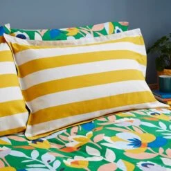 Elements Fieldsley Multicoloured Cotton Duvet Cover And Pillowcase Set 25 Elements Fieldsley Multicoloured Cotton Duvet Cover And Pillowcase Set -Elements 30904801 alt03