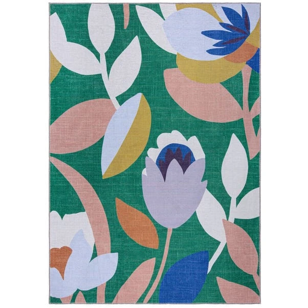 Elements Fieldsley Floral Washable Rug 7 Elements Fieldsley Floral Washable Rug - Image 5