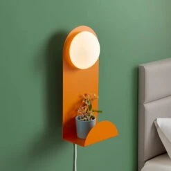 Elements Harton Shelved Wall Light -Elements 30921664 alt02